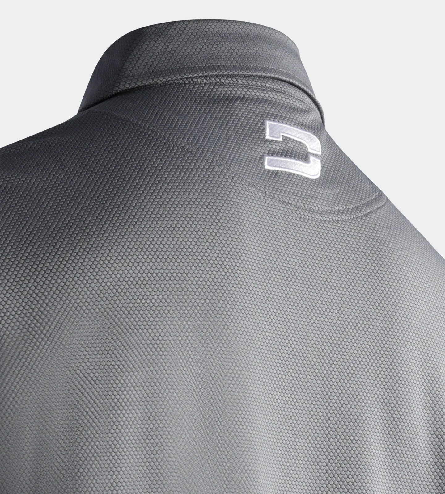 HONEYCOMB POLO - GREY - Image 4
